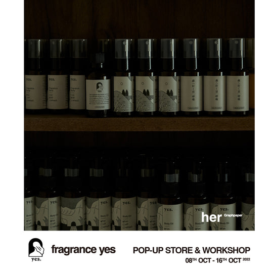 fragrance yes POP-UP STORE / WORKSHOP