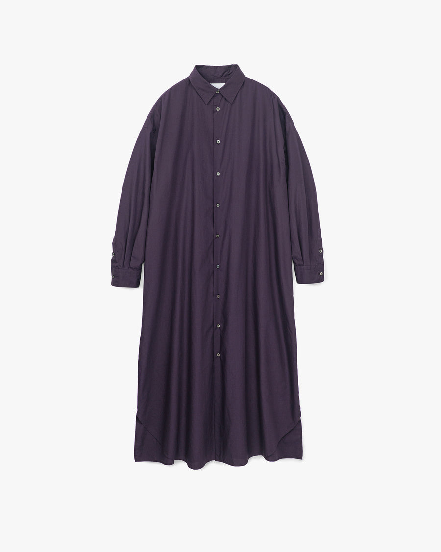 -SALE- Broad Regular Collar Oversized Shirt Dress