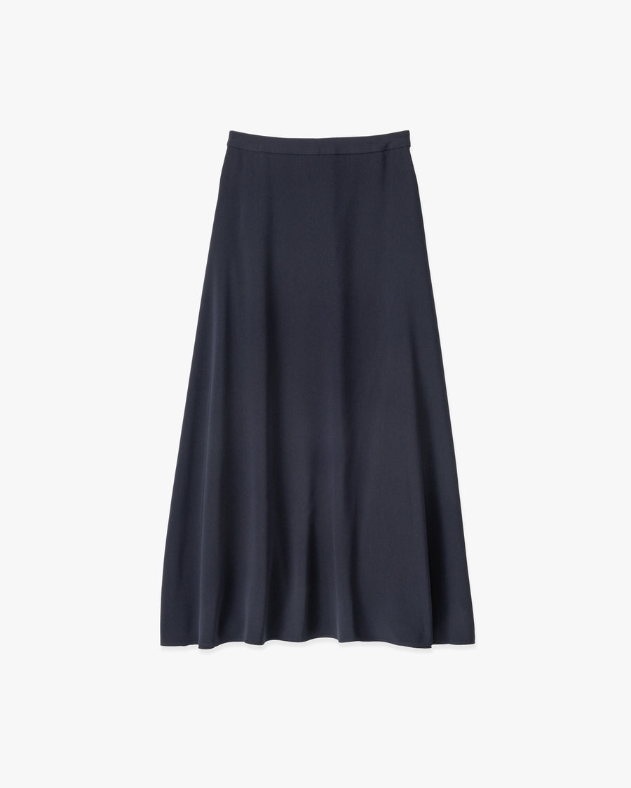 Satin Flare Skirt