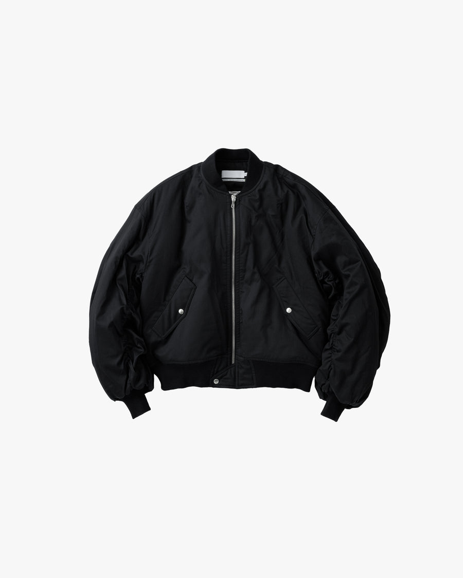 Silicon Poplin Padded Bomber