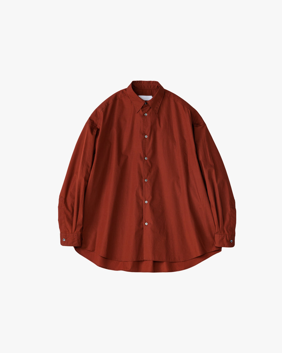 Broad L/S Oversized Regular Collar Shirt