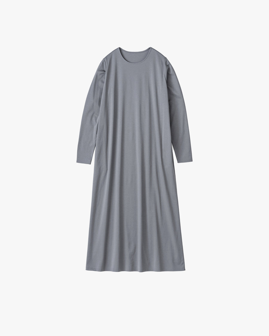 Fine Smooth L/S Crew Neck Dress