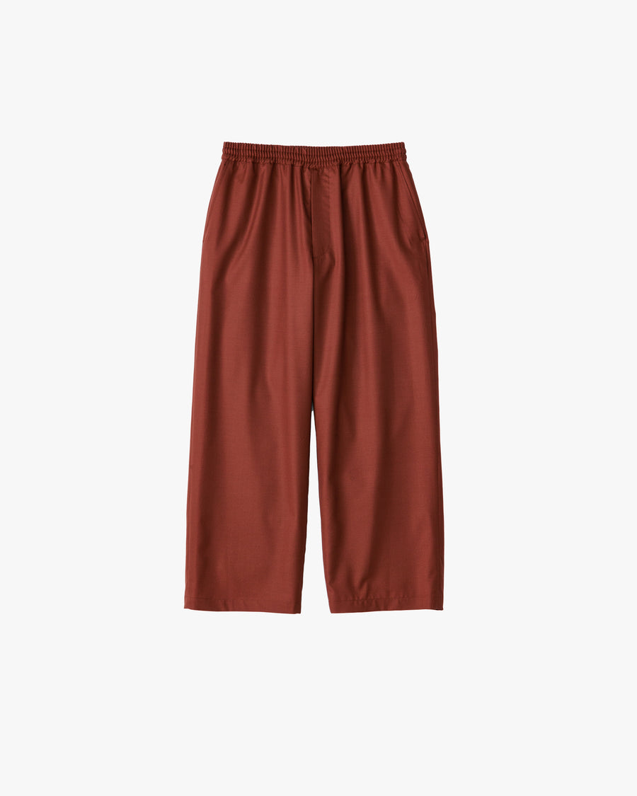 Fine Wool Tropical Easy Wide Pants