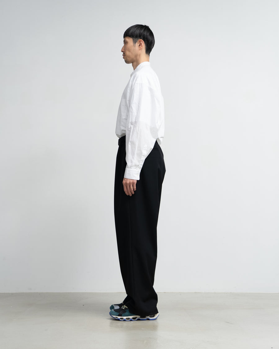 Scale Off Wool Wide Chef Pants