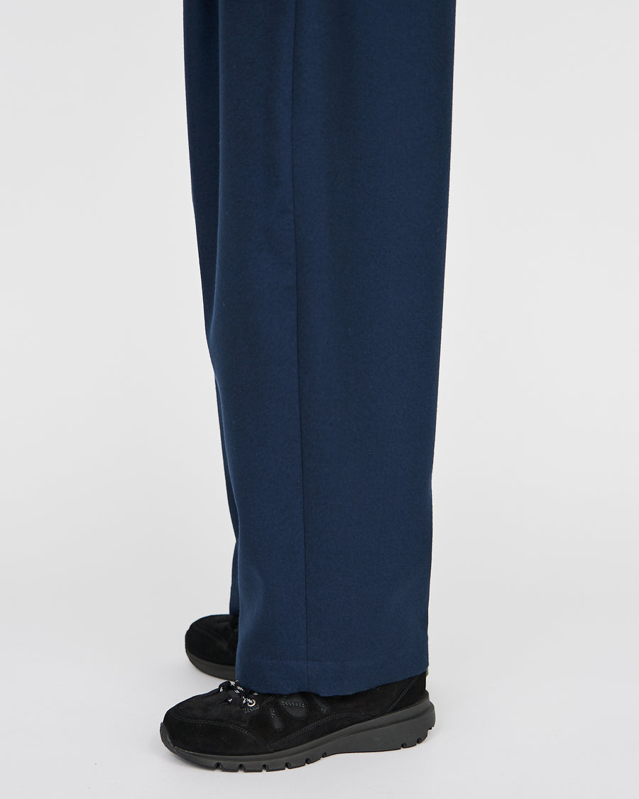 -SALE- Hard Flannel Wide Tapered  Trousers