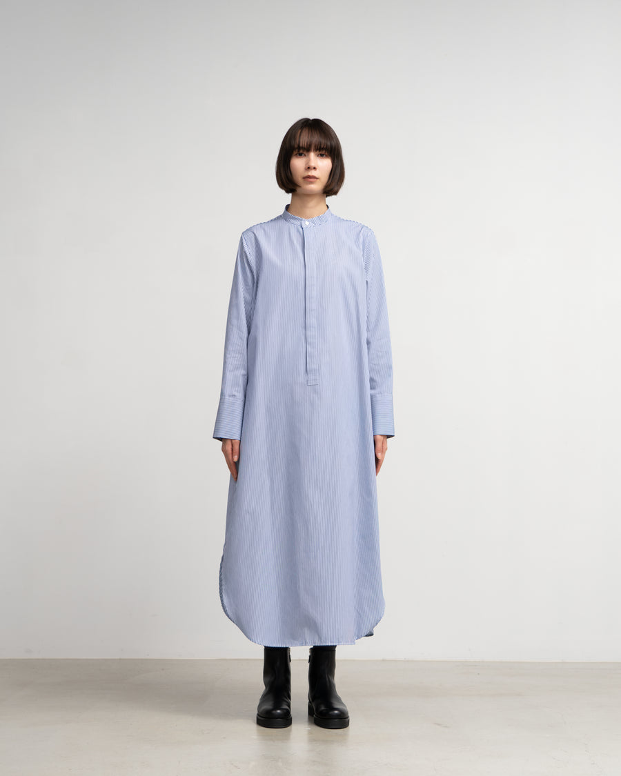 High Count Broad Long Cuff Pullover Dress