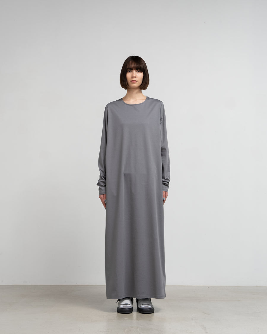 Fine Smooth L/S Crew Neck Dress