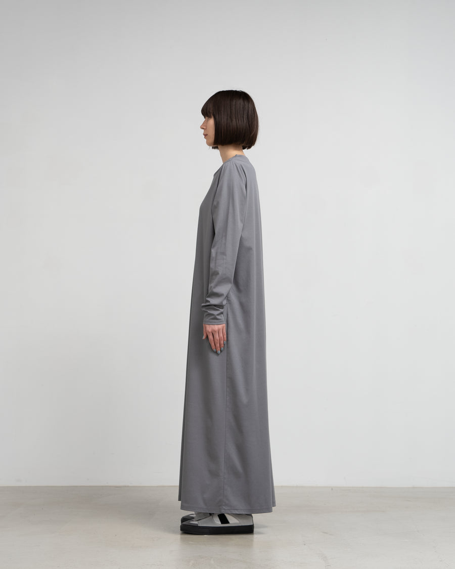 Fine Smooth L/S Crew Neck Dress