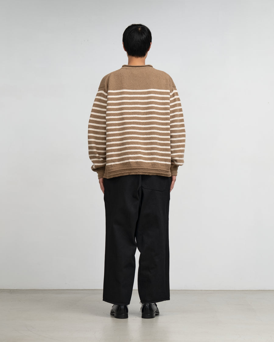 PANEL BORDER SWEATER