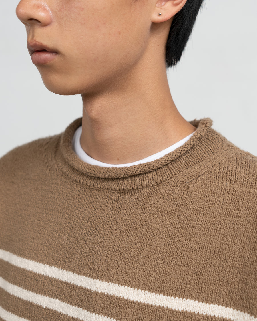 PANEL BORDER SWEATER