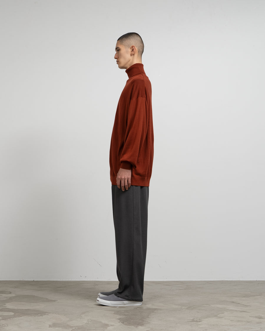 High Gauge L/S High Neck Knit