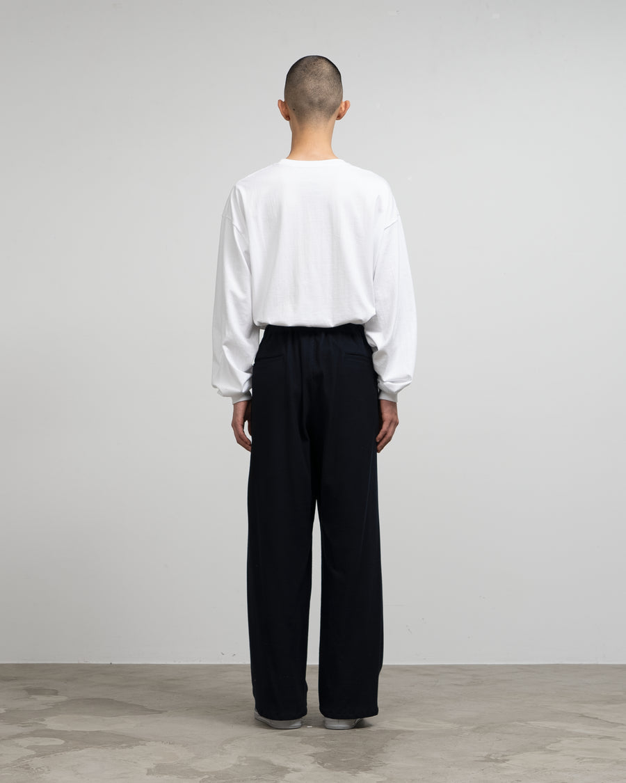 Knit Corduroy Wide Chef Pants