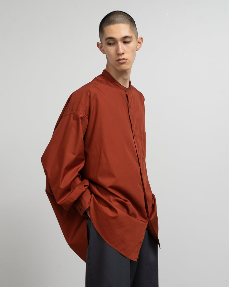 Broad L/S Oversized Regular Collar Shirt