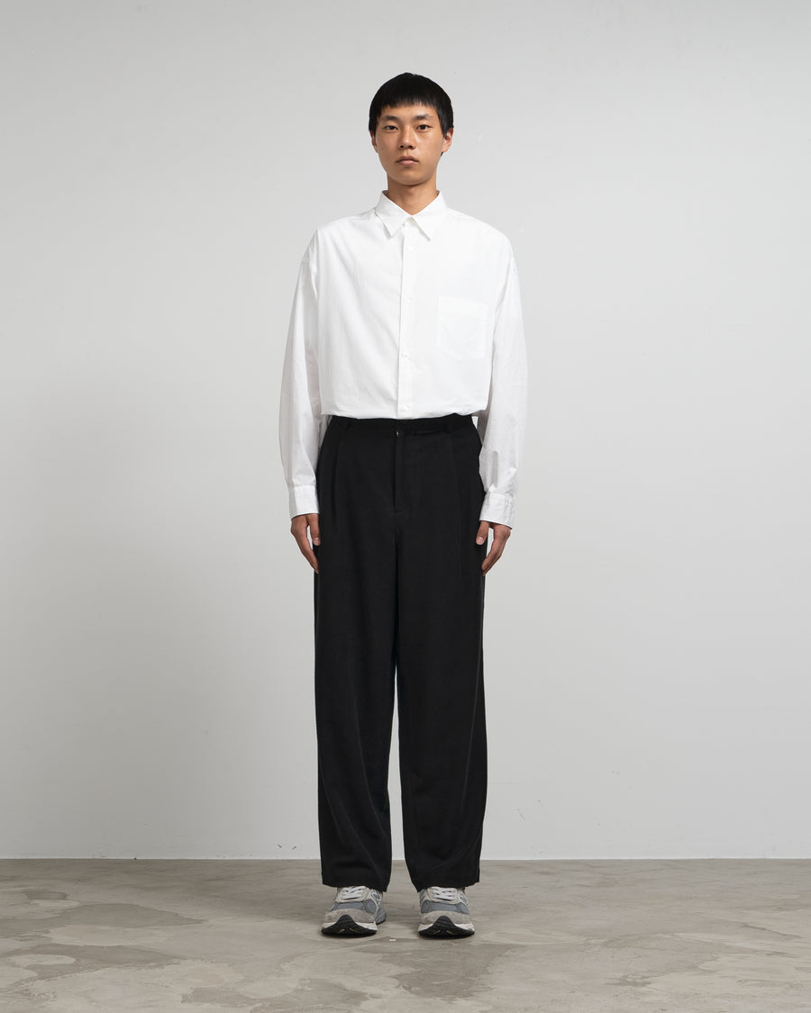 Supima Moleskin Tapered Trousers