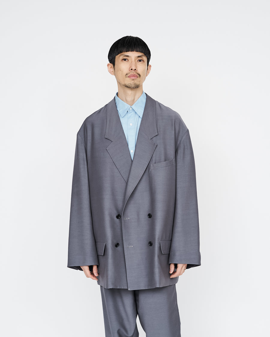 -SALE- Wool Cupro Double Jacket